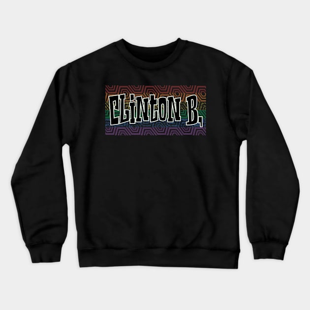 LGBTQ PATTERN AMERICA BILL CLINTON Crewneck Sweatshirt by Zodiac BeMac